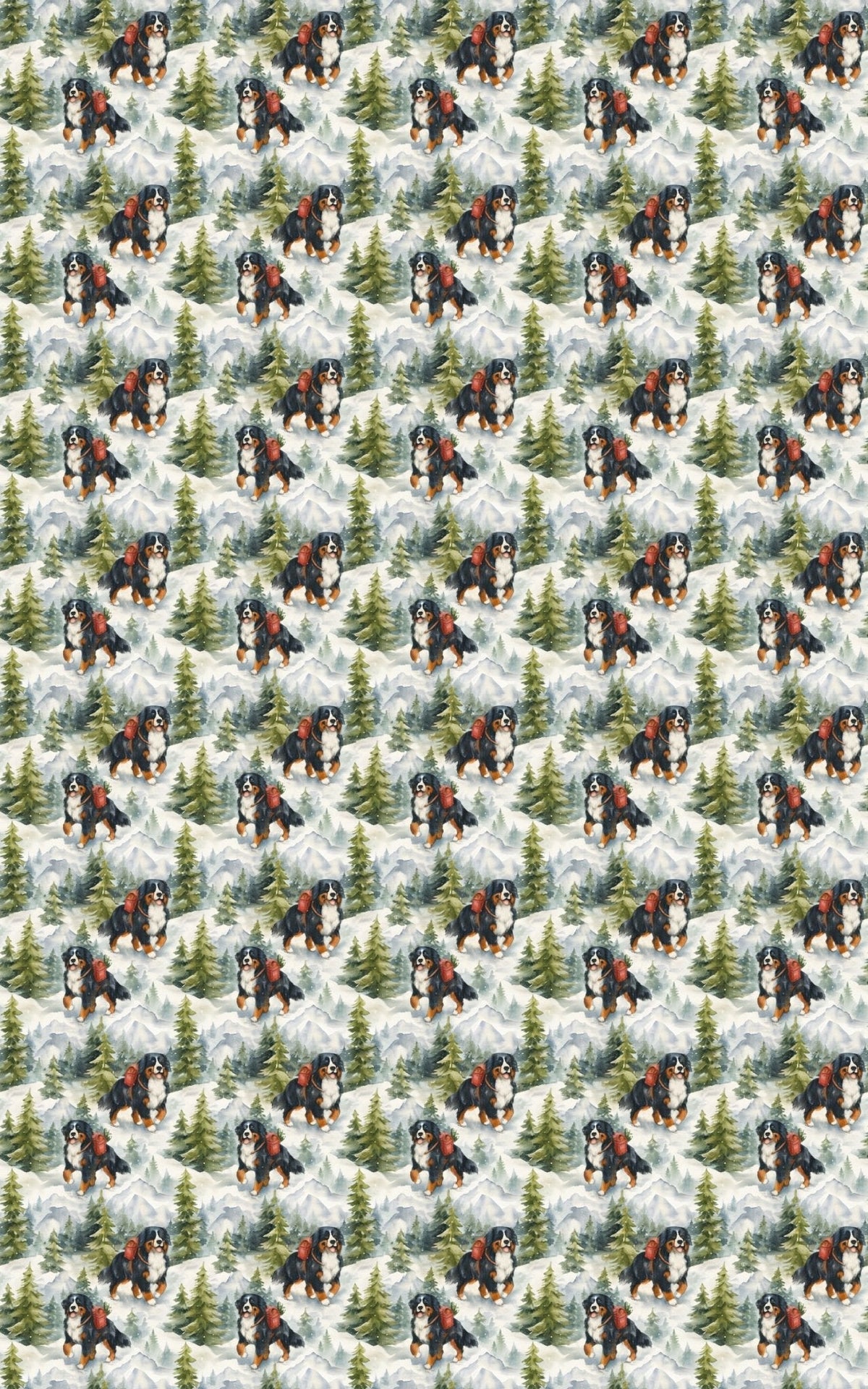 Bernese Alpine Wrapping Paper