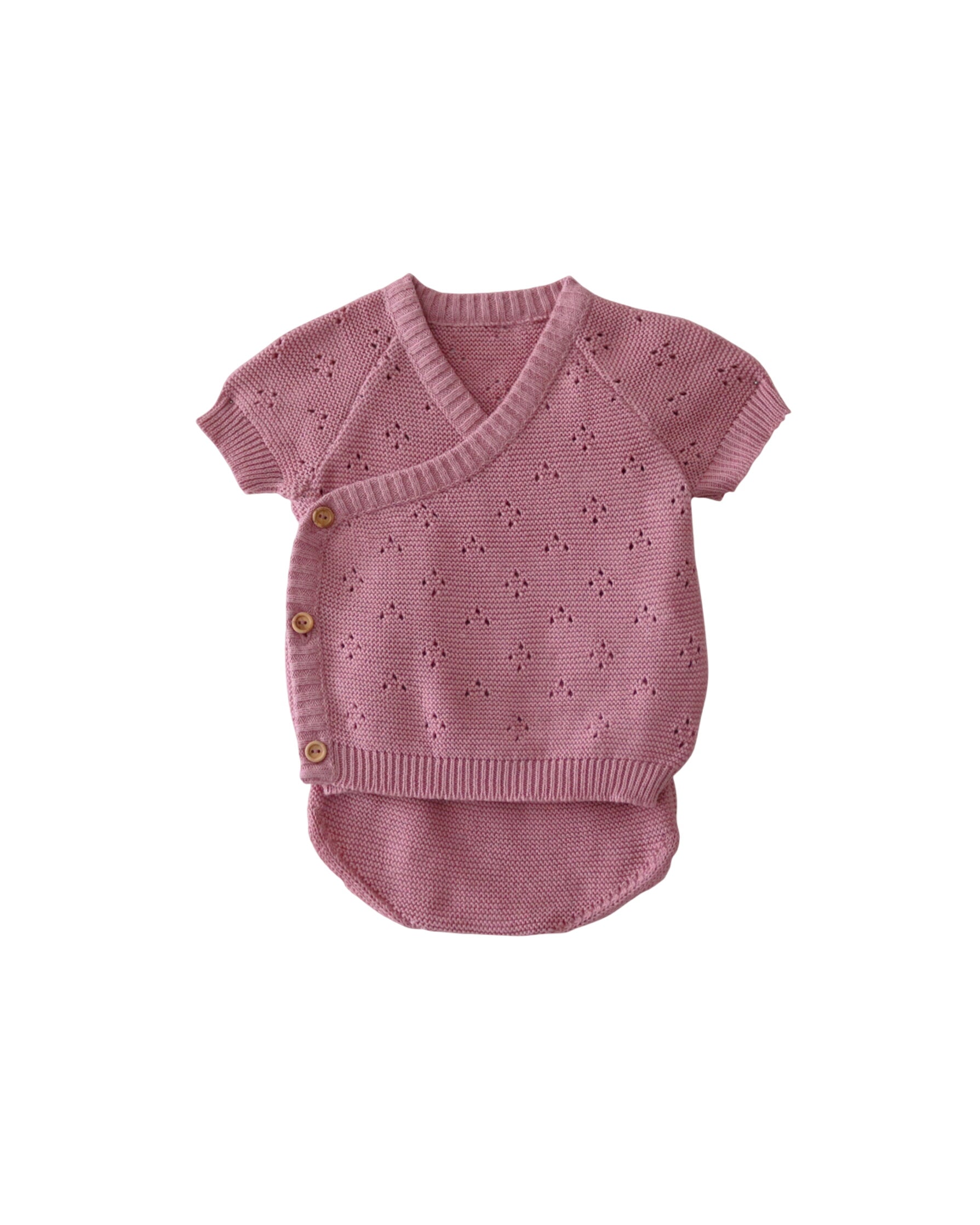 Berry Knit Set ~ Rose