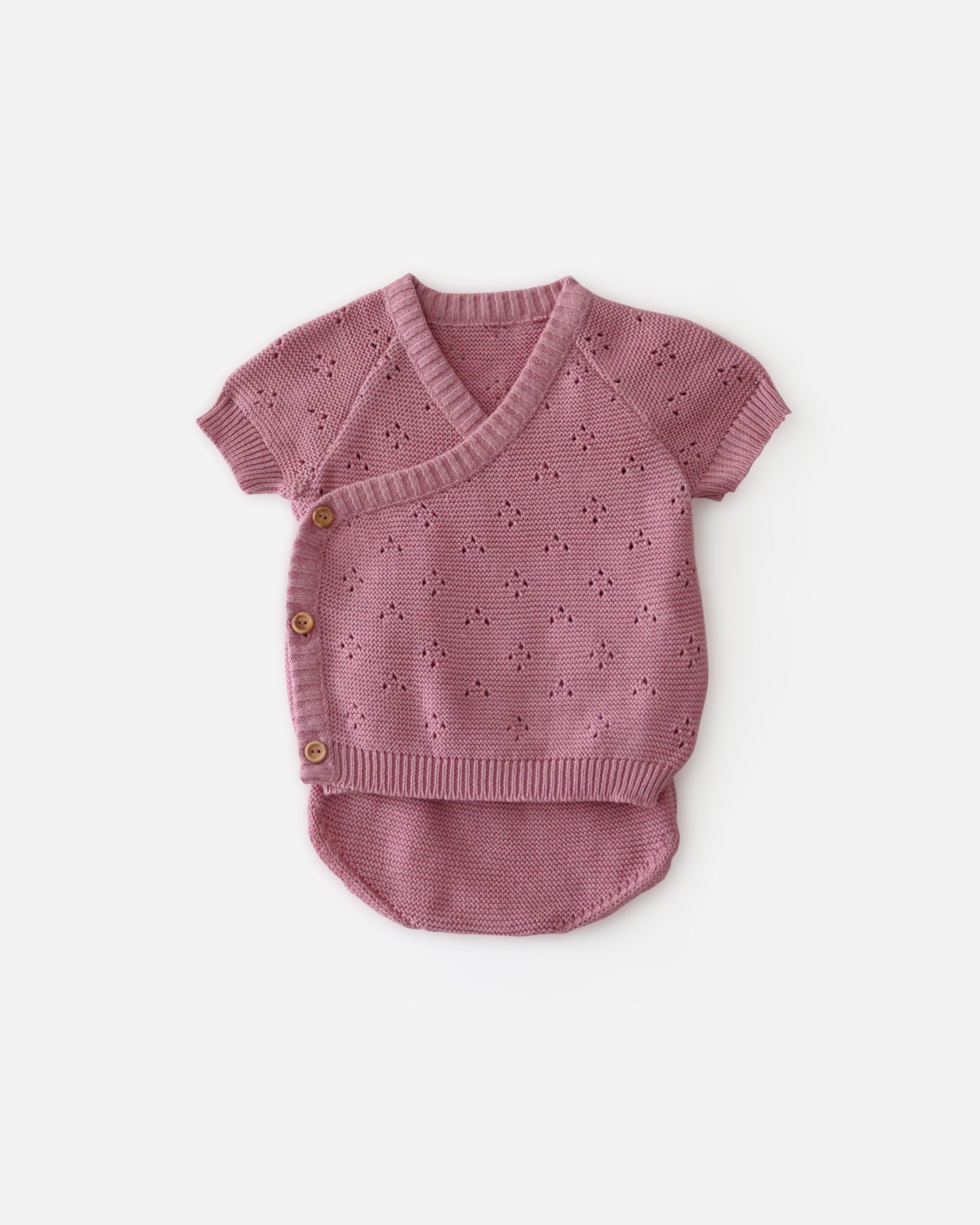 Berry Knit Set ~ Rose