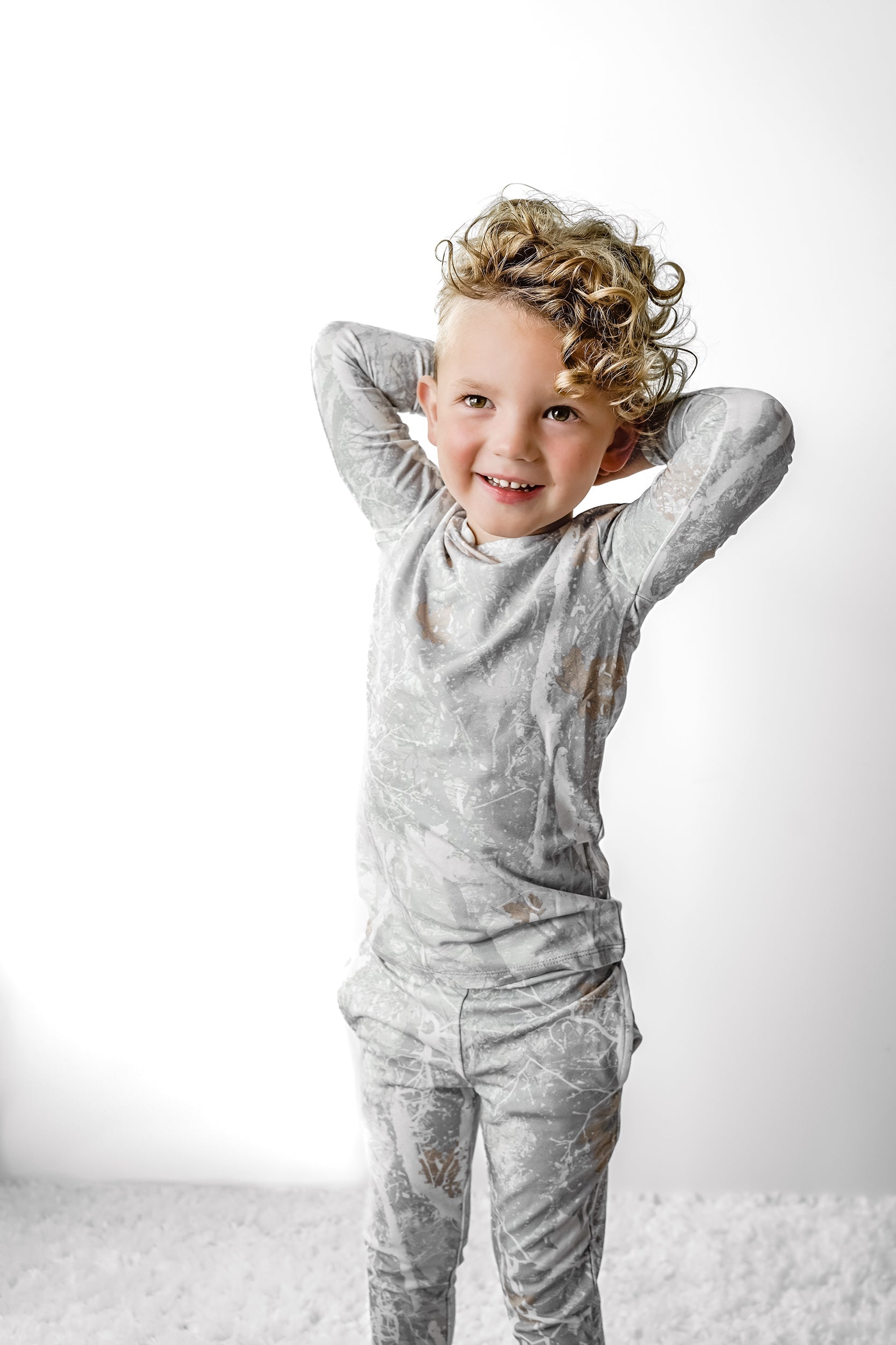 Snow Camo Bamboo Two-piece Set