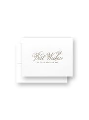 Best Wishes Wedding Card