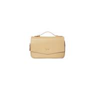 Leather Fanny Bag Travel Bag - On-the-go Travel Pack (beige)