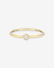 Bezel Diamond Ring