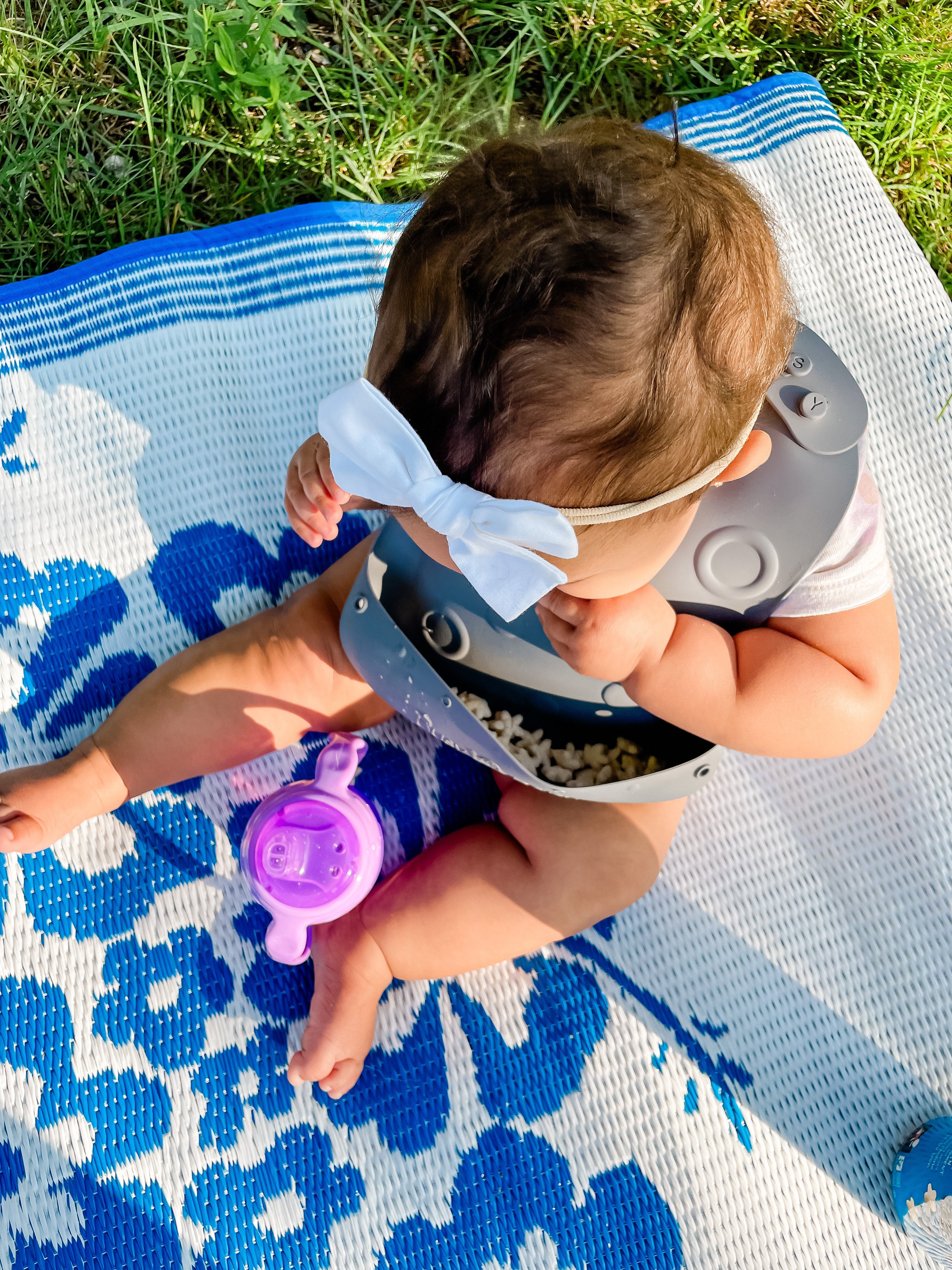 Stop-drop Travel Bib+ Utensils