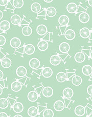 'bicycles' Wallpaper By Tea Collection - Aventurine