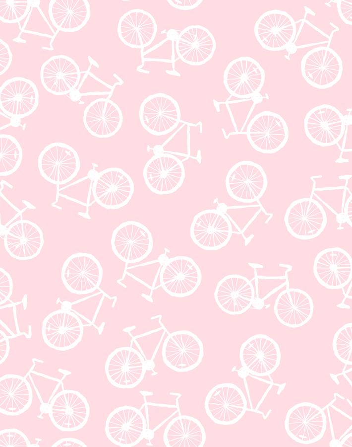 'bicycles' Wallpaper By Tea Collection - Ballet Slipper