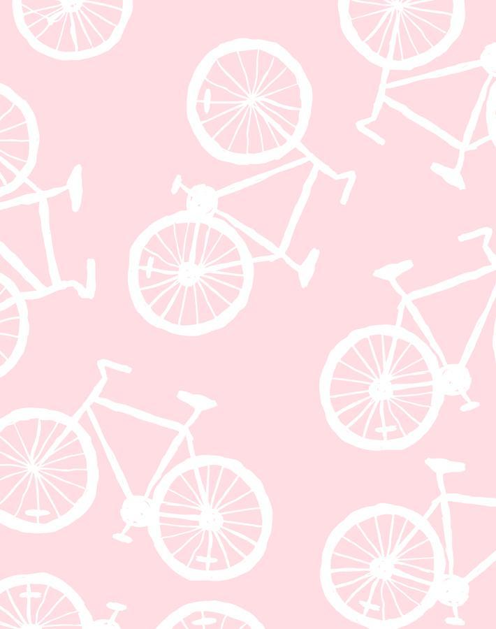 'bicycles' Wallpaper By Tea Collection - Ballet Slipper