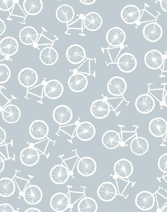 'bicycles' Wallpaper By Tea Collection - Elephant