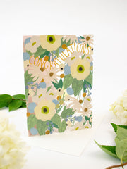 Big Pink Floral Lasercut Congratulations Card