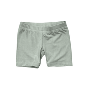 Girls Biker Shorts In Aqua Grey