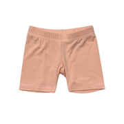 Girls Biker Shorts In Peachy Blush