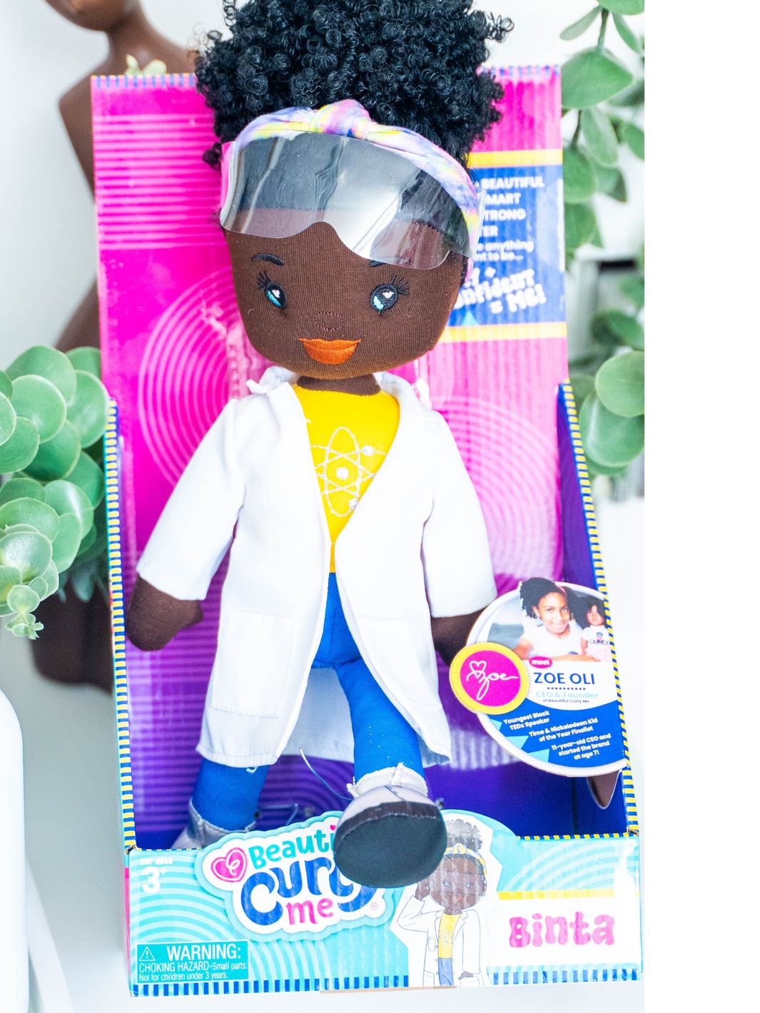 Binta Scientist 14 Inch Plush Doll