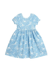 Birds Of The Air Twirl Dress Cotton