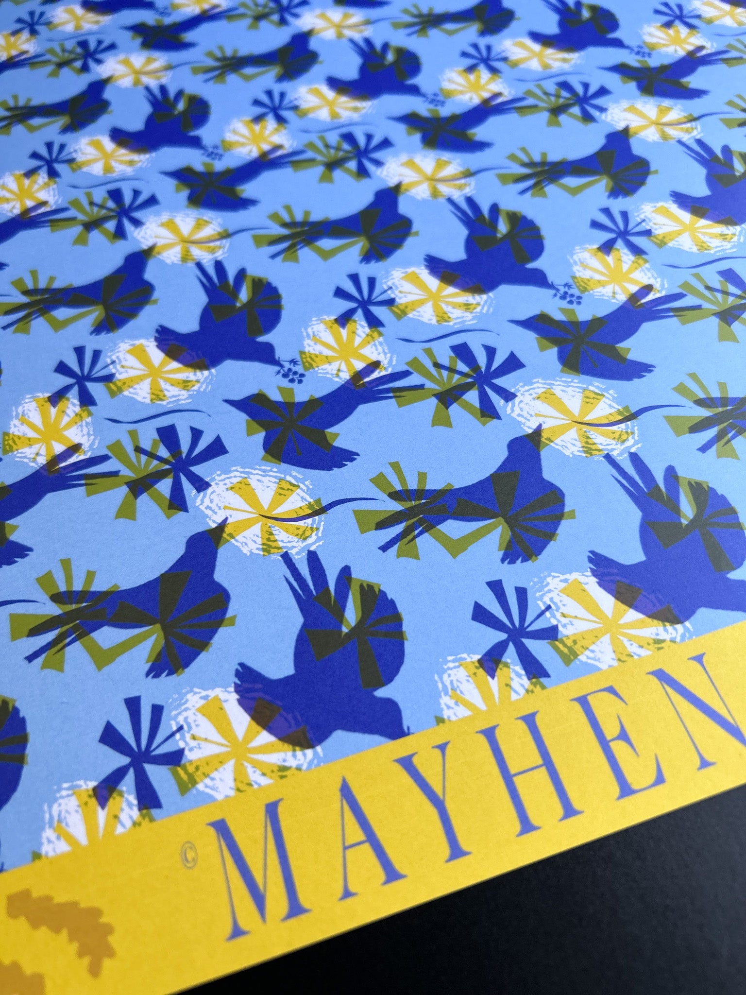 Birds And Sparks Pattern Sheet