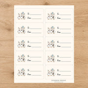 Birthday Waddle Soft Gift Tag Sticker Sheet