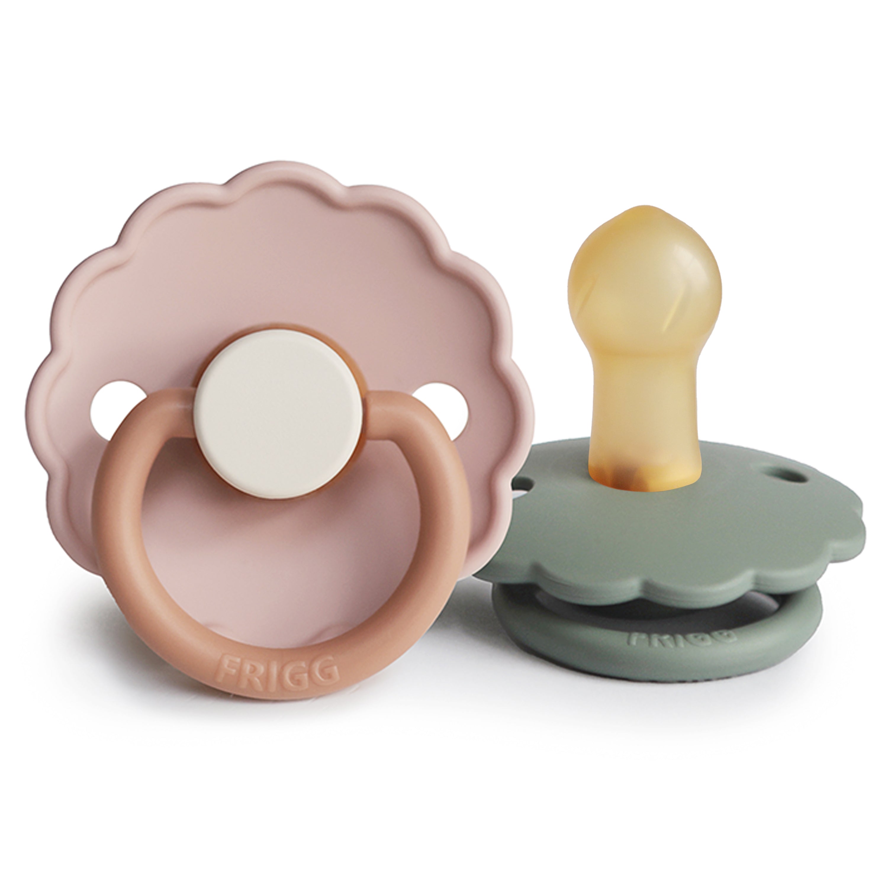Frigg Daisy Natural Rubber Pacifier 2-pack
