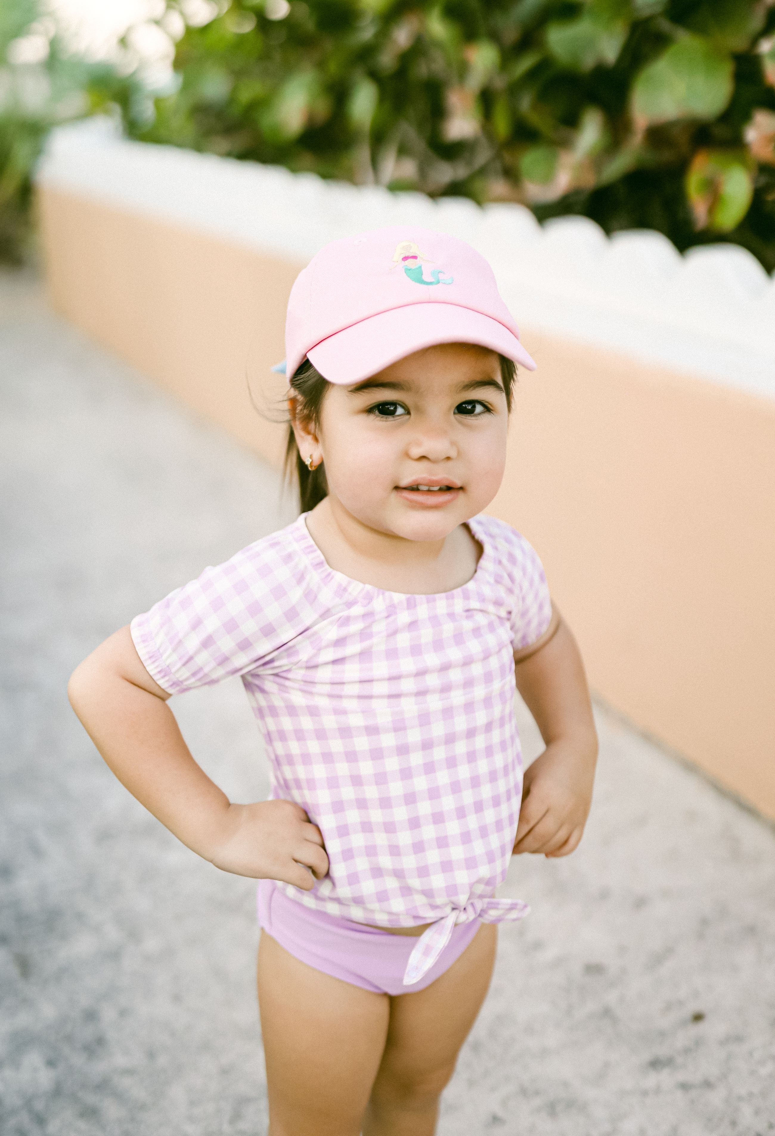 Mermaid Bow Baseball Hat (girls)