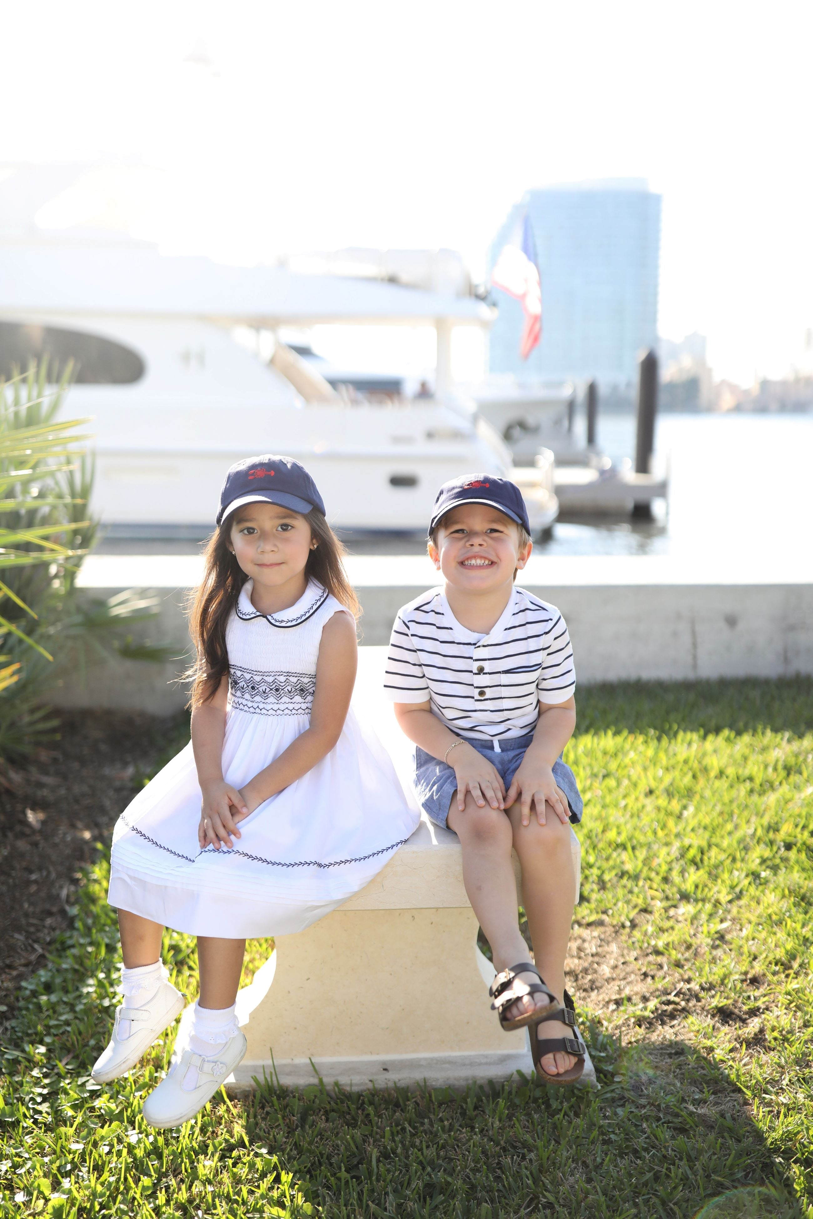 Lobster Bow Baseball Hat (girls)