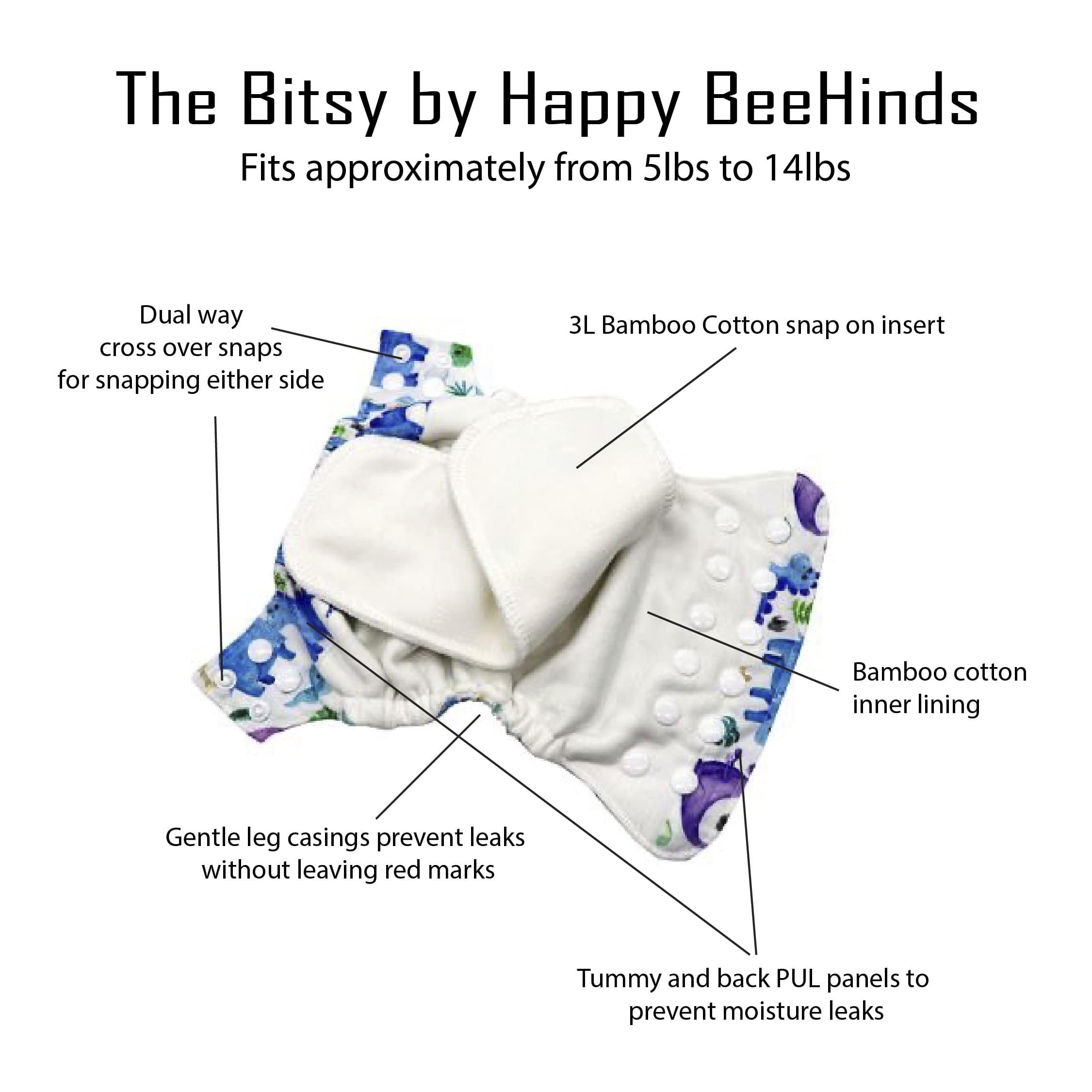 The "bitsy" By Happy Beehinds