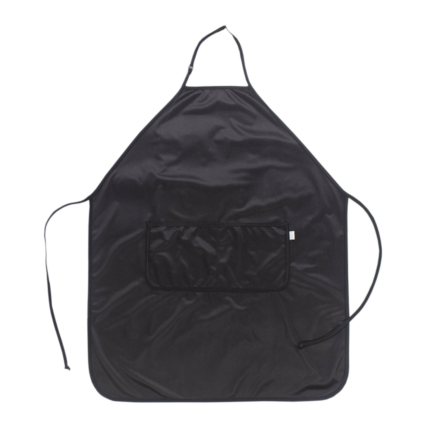 Solid Black Minimalist Apron - Fits Sizes Youth Small Through Adult 2xl