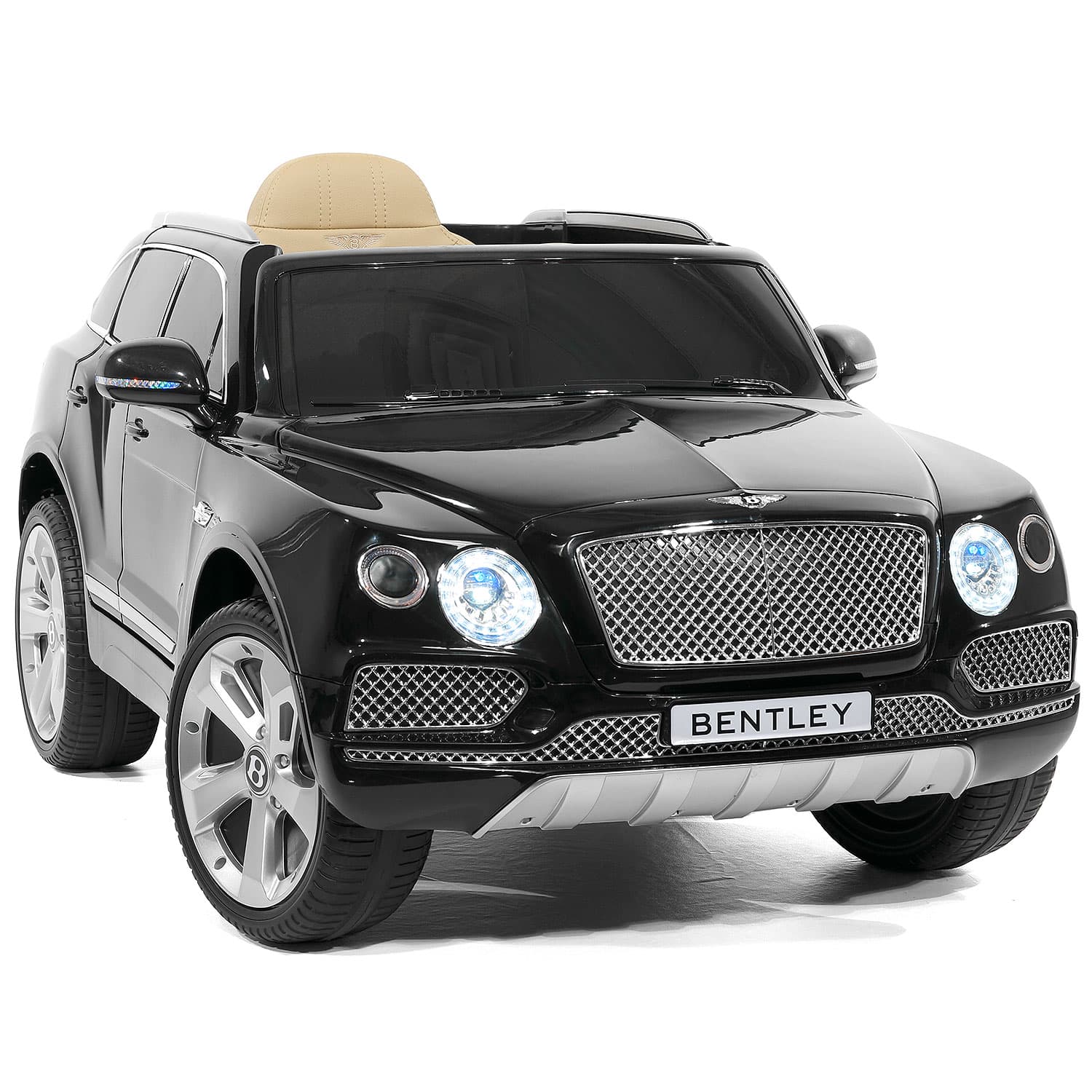 Bentley Bentayga 12v Kids Ride On Car Suv With R/c Parental Remote Control | Black