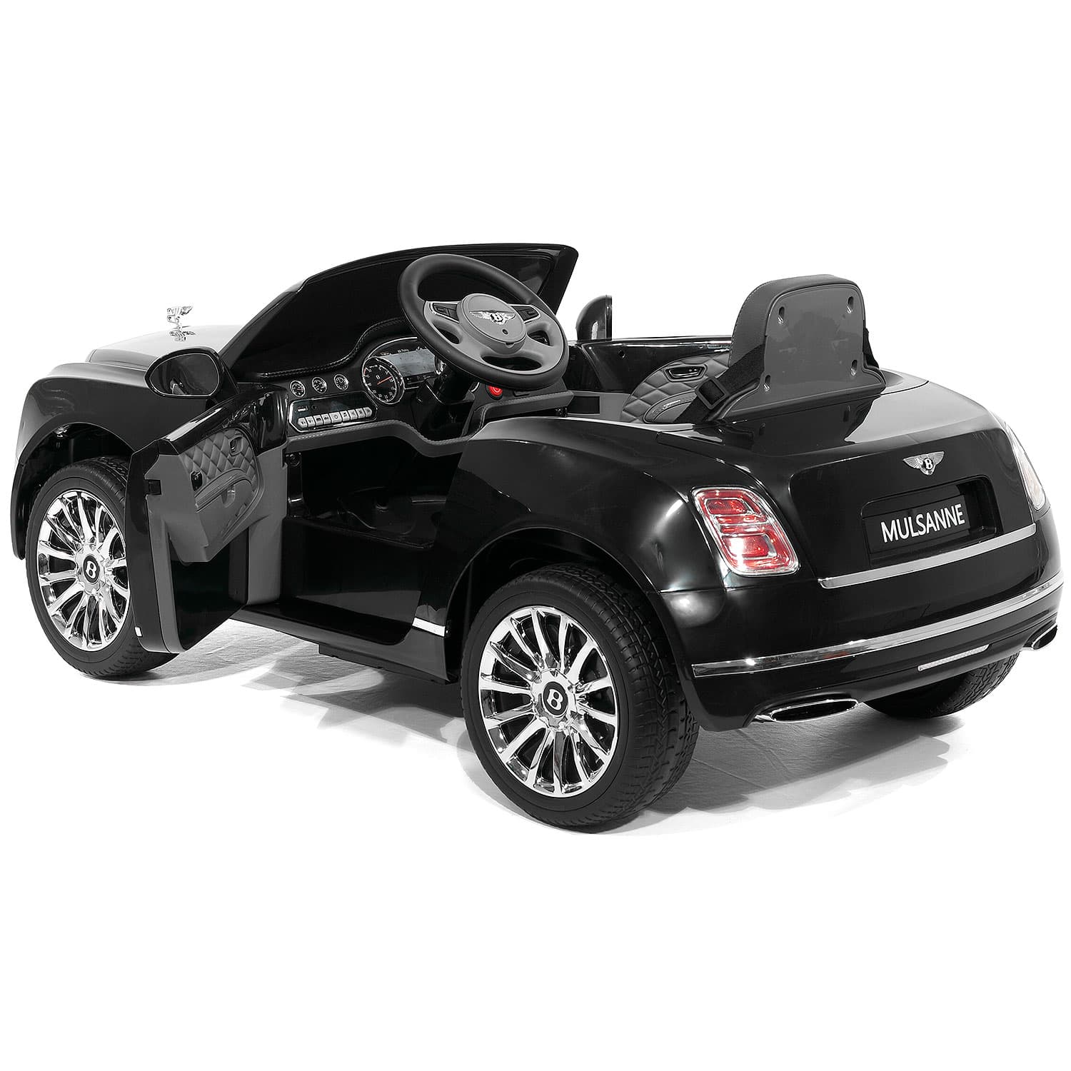 Bentley Mulsanne 12v Kids Ride On Car With Parental Remote Control | Black