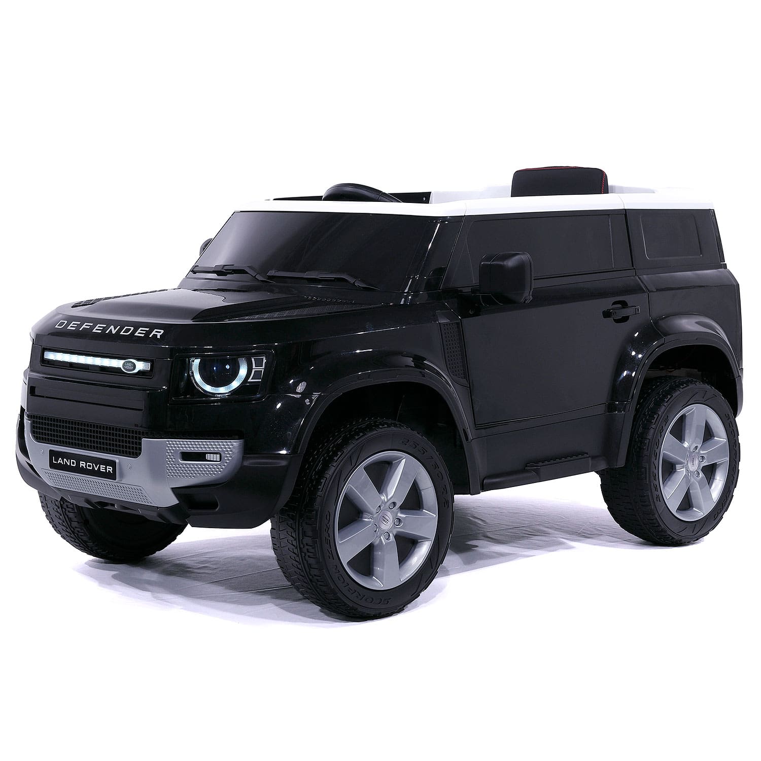 Land Rover Defender 12v Kids Ride-on Car With R/c Parental Remote | Black