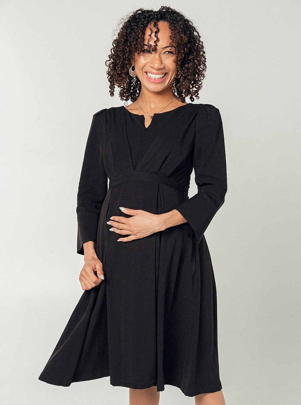 Madeline Tencel Empire Maternity & Nursing Dress