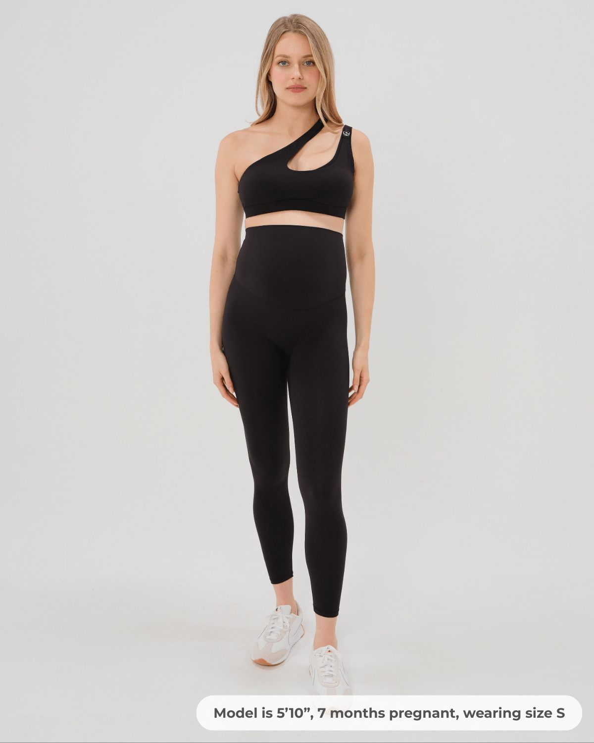 Axk Core Curve Maternity Legging - Light Gray