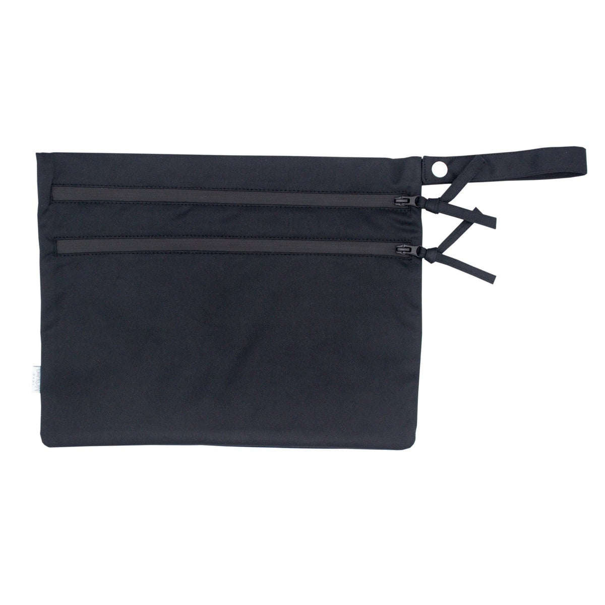 Solid Black Minimalist - Waterproof Wet Bag (for Mealtime, On-the-go, And More!)