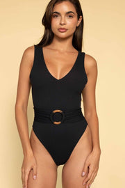 Black Rib Kim One-piece