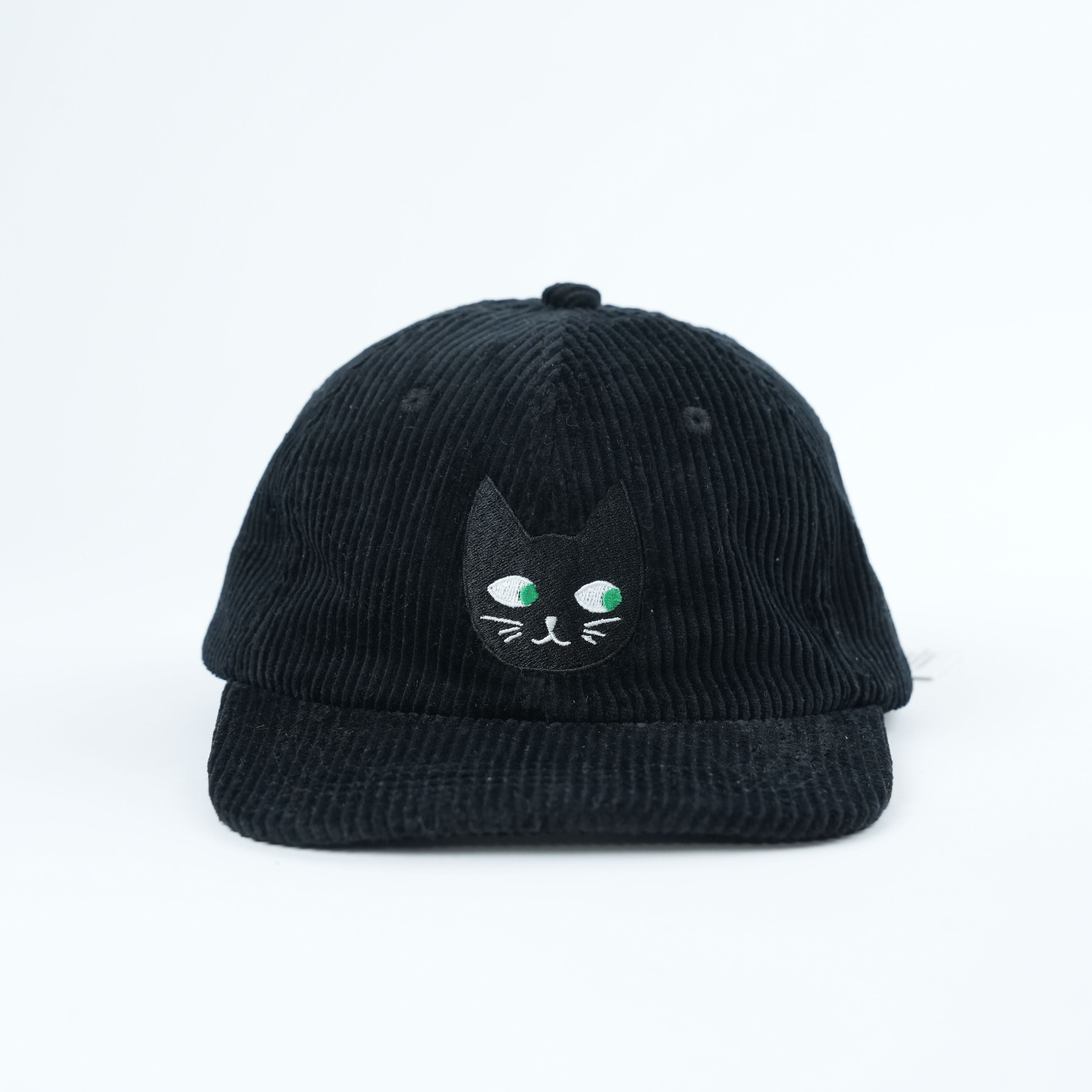 Adult Black Cat Corduroy Hat