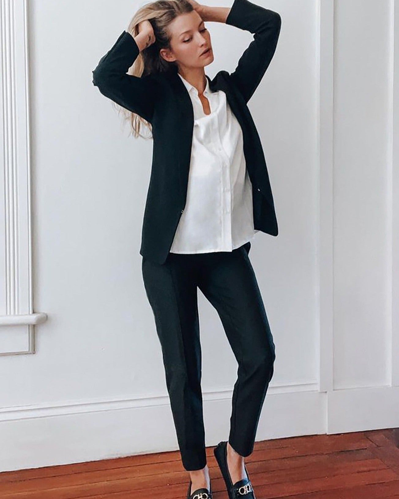 MARION Maternity Favorite Work Pants - Black Maternity Pants