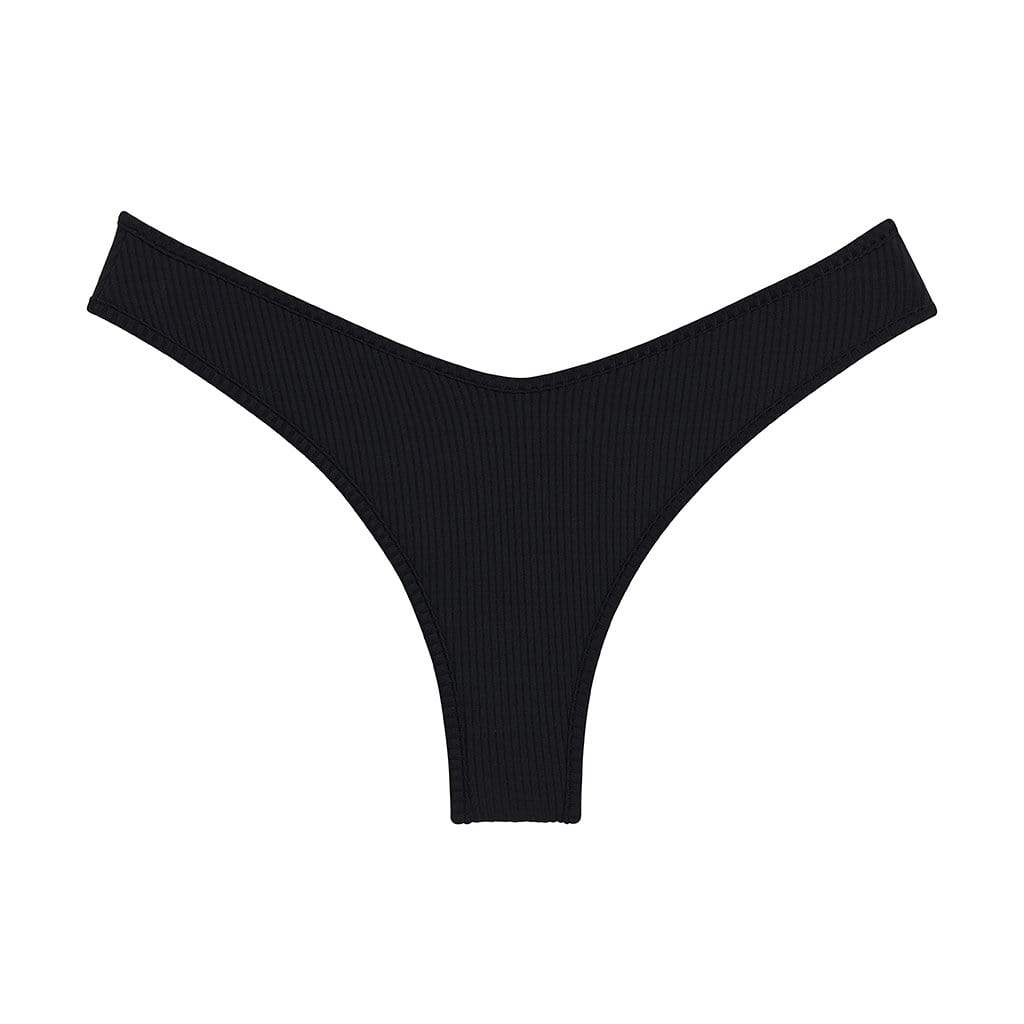 Black Rib Lulu Bikini Bottom