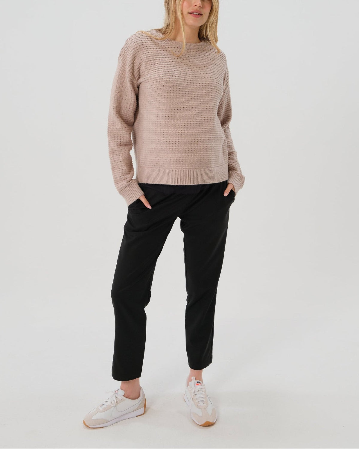 Elizabeth Under Belly Maternity Pants, All-season Wool
