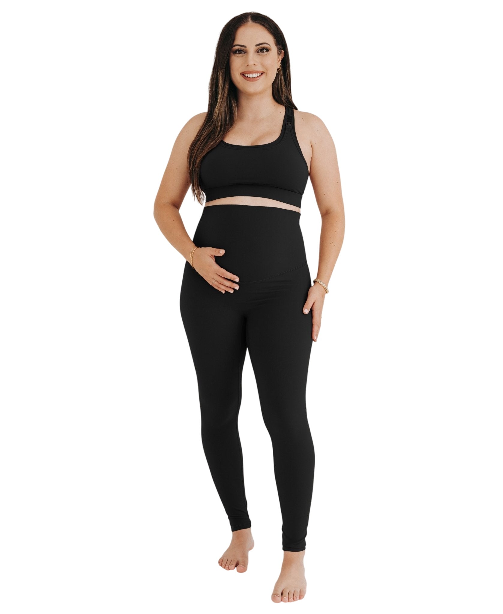 Axk Core Curve Maternity Legging - Black