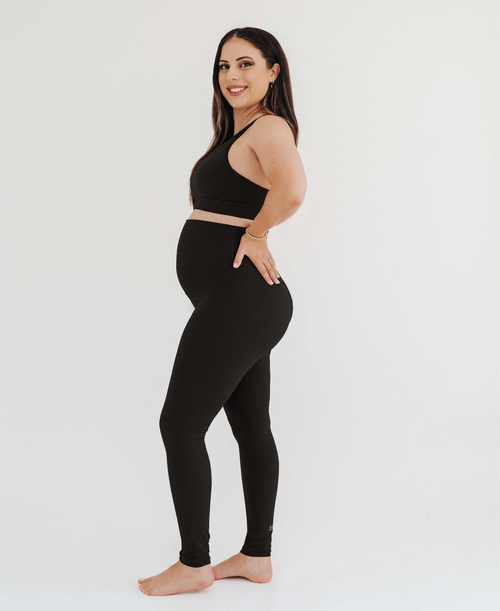 Axk Core Curve Maternity Legging - Black