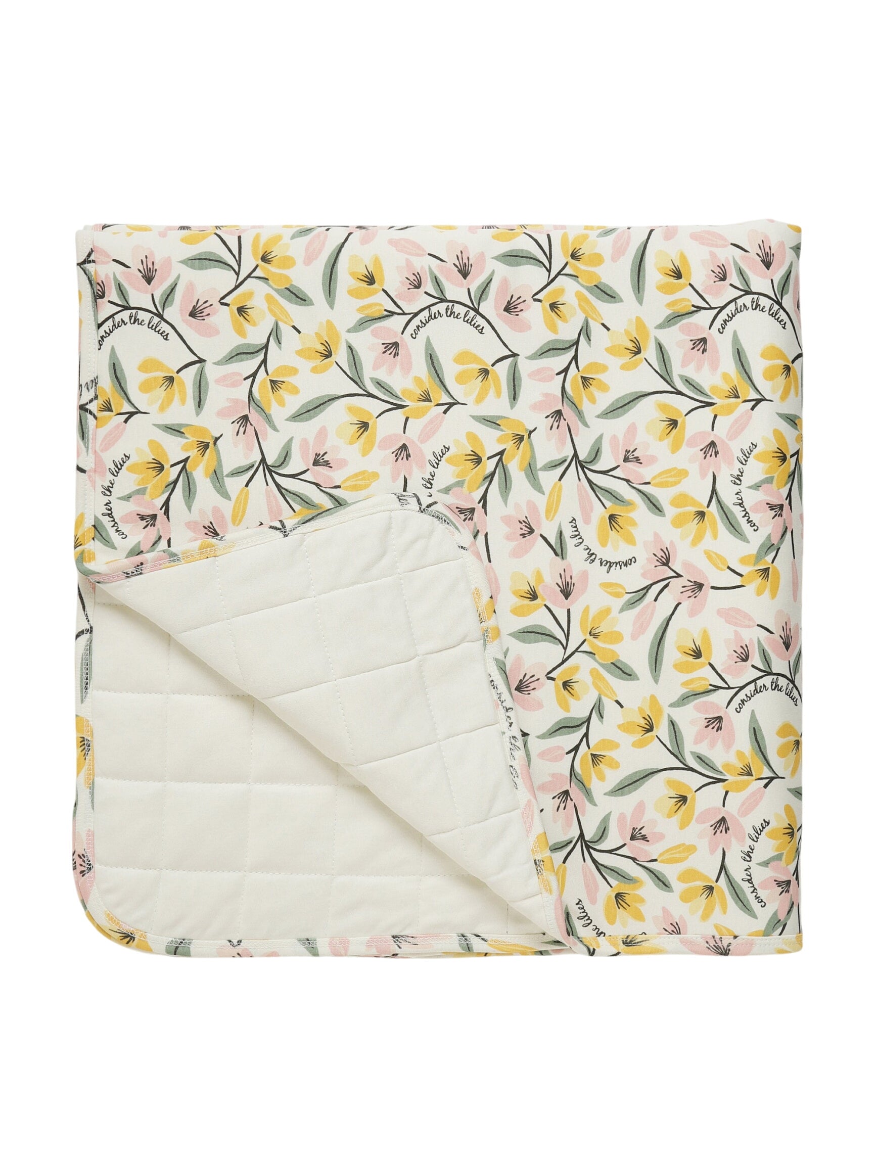 Consider The Lilies Blanket Cotton