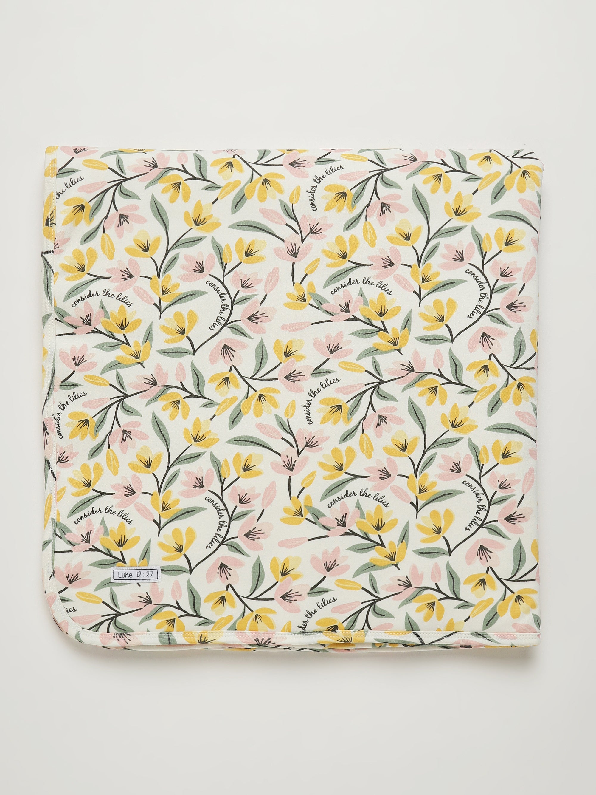 Consider The Lilies Blanket Cotton