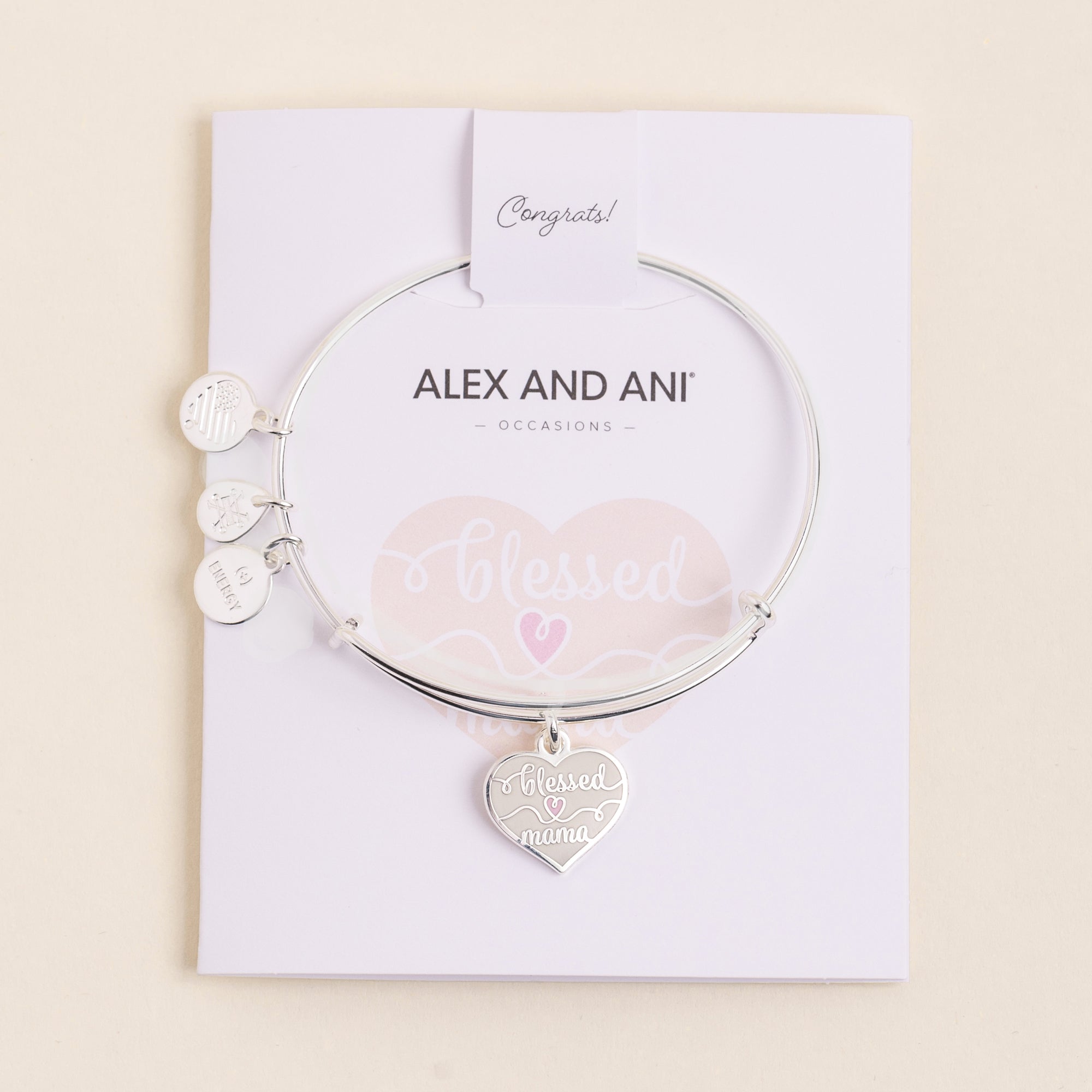 'blessed Mama' Charm Bangle