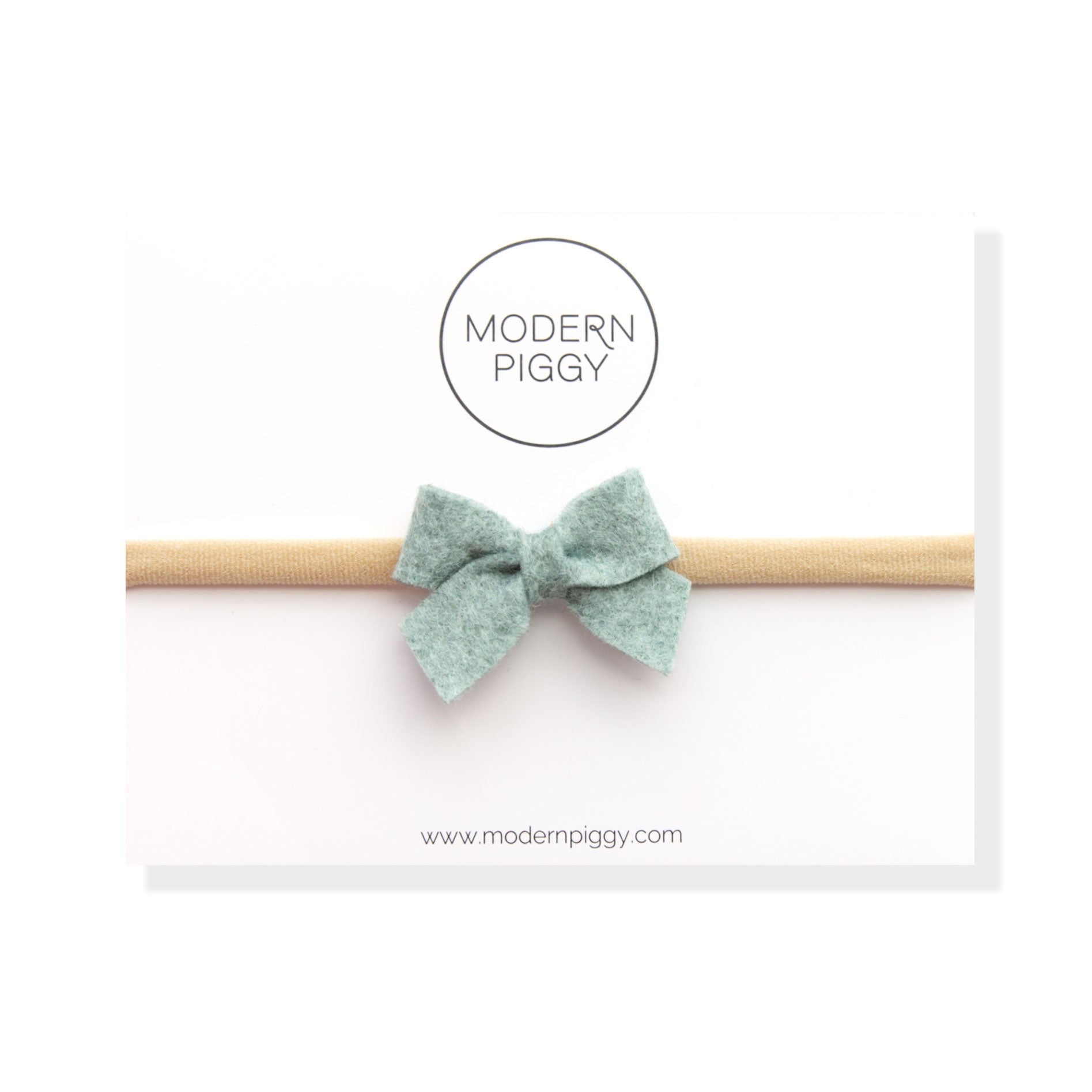 Robin Egg | Felt Baby Bow