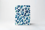 Blue Leopard Print Gift Bag | Luxury Gift Bag By Josil Paperie