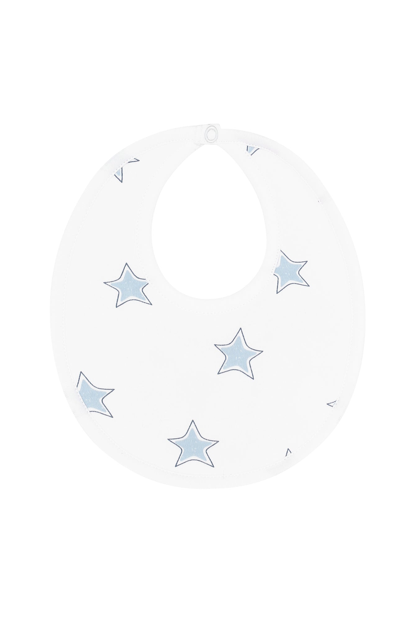 Blue Stars Print Bib