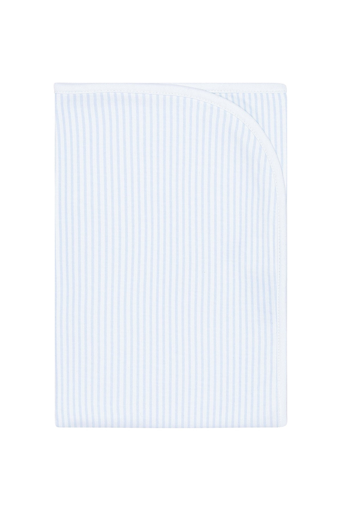 Blue Classic Stripes Receiving Blanket