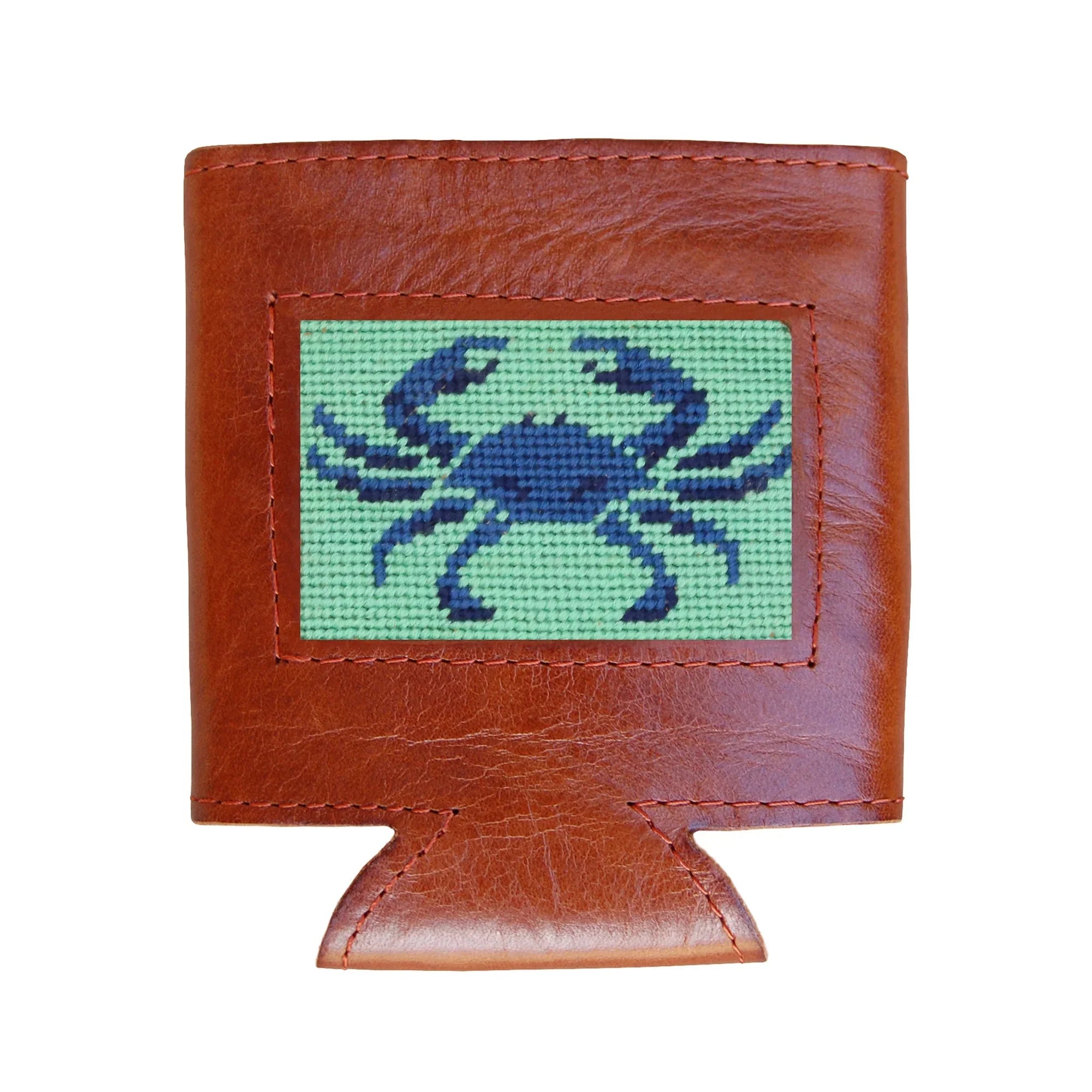 Blue Crab Can Cooler (mint)