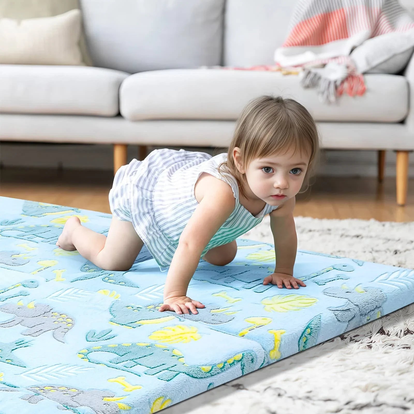 Glow Foam Baby Play Mat