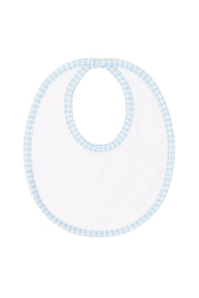 Blue Gingham Bib