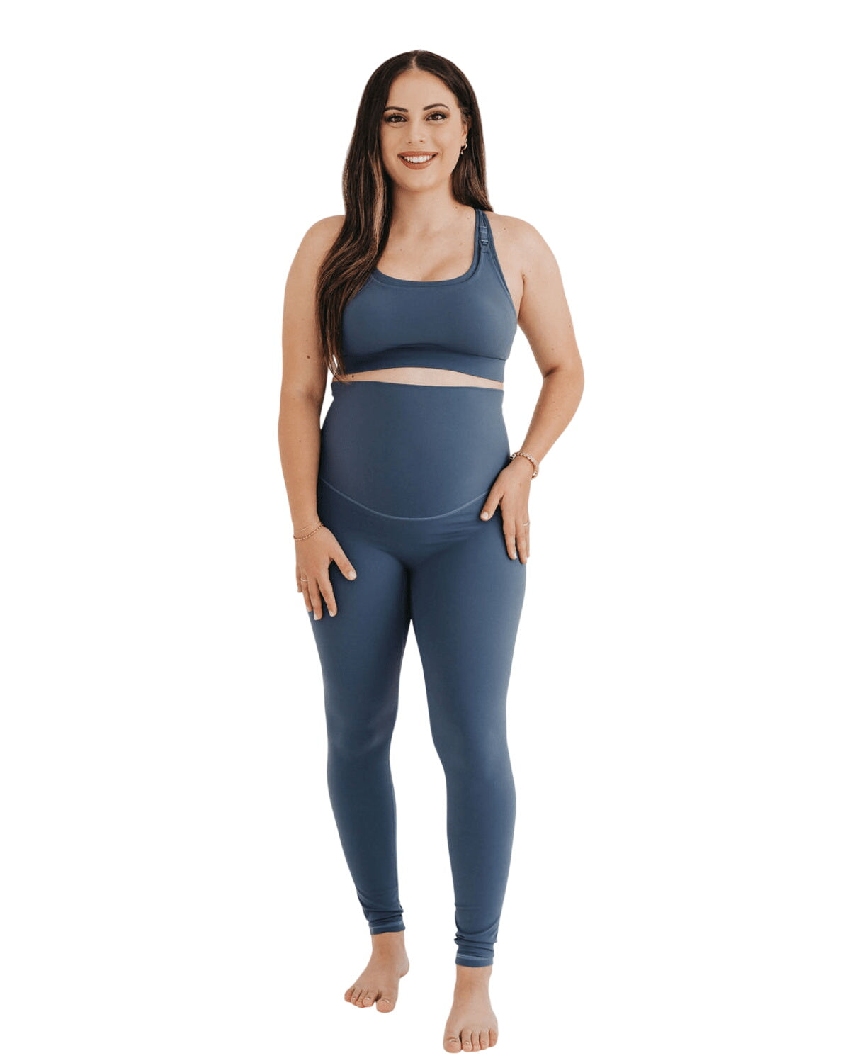 Axk Core Curve Maternity Legging - Blue