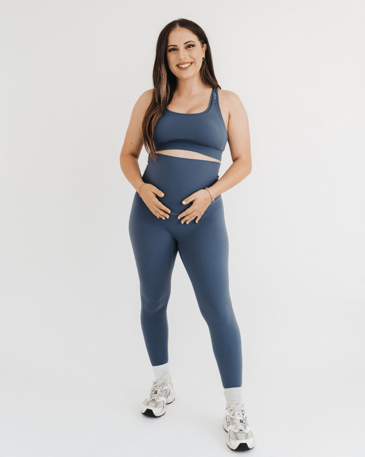 Axk Core Curve Maternity Legging - Blue