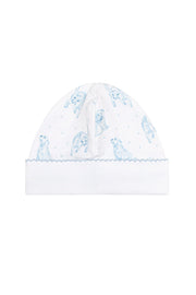 Blue Puppy Love Print Hat